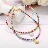 Modyle Bohemian Colorful Beads Shell anklets for Women Summer Ocean Beach Ankle Bracelet Foot Leg Jewelry 220721