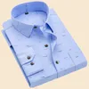 ファッション男性プリントフローラルロングスリーブカジュアルシャツ柔らかい薄い春の夏の標準フィットソーシャルビジネスのドレスシャツのためのソーシャルビジネスのシャツ220401