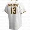 야구 저지 23 Fernando Tatis Jr. San 13 Manny Machado Diego 19 Gwynn Wil Myers Yu Darvish Jake Cronenworth Trent Grisham Trevor Hoffman Eric Hosmer Joe Musgrove