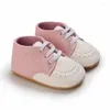 Premiers marcheurs rétro bébé filles mocassins chaussures multicolore en cuir PU enfant en bas âge antidérapant mode infantile WalkersFirst