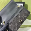 女性チェーンクロスボディバッグ多機能ハンドバッグ財布キャンバスレザープッシュファッション磁気ロック文字クリップクレジットカードホルダー女性ショルダーバッグ