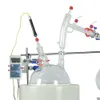 ZZKD Lab Supplies Ensemble complet de solution clé en main de distillation à court trajet 2L avec pompe à vide à circulation d'eau de bureau Refroidisseur DLSB 5L