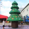 Free Door Ship Outdoor Activities printing inflatable Christmas tree ground balloon for sale