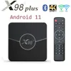 X98 Artı Akıllı TV Kutusu Android 11.0 Amlogic S905W2 AV1 Çift Wifi BT Youtube Medya Oynatıcı 4G 64G 2G 16G VS X98 MINI