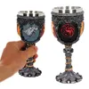 Tasses à bière tasses à café 3D gobelet gothique fer trône tankard en acier inoxydable résine à vin tasse de masse de Noël