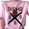 ジュースWRLD Tシャツ女性R.I.PヒップホップラッパーストリートウェアTシャツプリント服女性ウルザンググラフィックTシャツTEES T200812