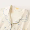 Xejama pijama kawaii fried ovo impressão sleepwear mulheres pijamas de verão mulher casa roupas para pijama bonito 220329