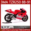 Кредит для кузова для Yamaha YPVS 3MA TZR250RR Stock RED TZR250R 1988-1991 Тела 115NO.135 TZR250 TZR 250 TZR-250 R RR RR 88 89 90 91 TZR250-R 1988 1989 1990 1991