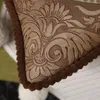 Poduszka kase retro kwiaty Jacquard poduszka okładka gniazdo biurowe amerykański wiejski styl poduszki dom el sofa dekoracyjne poduszki