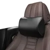 Luxury leather badge LOGO Car Neck Pillow For Mercedes Benz A E interior supplies waist pillows Backrest Headrest Cushion Auto accessories