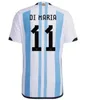 S-4XL 24 25 MESSISS Argentinas Домашний футбол 2024 J.AAREZ DI MARIA DYBALA MARTINEZ ALLISTER MARADONA Мужская детская футбольная рубашка Вентиляторы Игрок