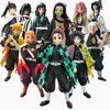 Demon Slayer Kimetsu no Yaiba Figur Tomioka Giyuu Hashibira Inosuke Kamado Tanjirou Nezuko Zenitsu Figur Anime Action Figur 220809