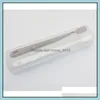 Porte-brosses à dents Accessoires de salle de bain Bain Maison Jardin Simple Double Boîte transparente Respirant Rangement anti-poussière W Dh6Fq