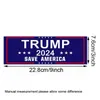 DHL 10 pz / lotto 3 * 9 pollici adesivi Trump 2024 Stati Uniti elezioni generali auto paraurti bandiere casa finestra decalcomania del computer portatile Take America Back Keep America Great Sticker