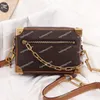 Designerskie mini miękkie torby na bagażnik Skórzane klasyczne torby z łańcuszkiem Crossbody Cross Body Bag Luxury