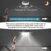 Lampa słoneczna Czujnik ruchu 310leds Outdoor Wall Light IP65 Wodoodporna LED Światła bezpieczeństwa z 3 Tryb oświetlenia 270 ° Szeroki kąt