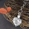 Heart shape Crystal Pendant Memorial Key Chain Cremation Urn for Human Pets Ashes Keepsake Key Ring Jewelry to Men Women