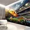 Fonds d'écran Fond d'écran personnalisé Grand 3D énorme terrain de football mural salon chambre TV fond mur sport lieu décoratif peinturewallpa