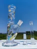 ダークスペースの8インチの水ギセルグロー5アストラナントガラス水を読む14mmボウルアニメパイプボングローカルウェアハウス