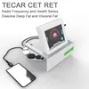 容量性抵抗性TECAR療法CET RETヘルスガジェットモノポーラRFボディスリミングマッスル回復物理フェイスリフトディアセアピービューティーマシン