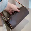 Bolsa de barril Bolsa de ombro Cadeia Crossbody Bolsas Mulheres Handbag Carteira Classic Moda carta impressa Callo Lady Tote Pacote