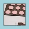 Narzędzia do pieczenia ciasta piekarnicza kuchnia kuchnia bar domowy ogród ciasto sile ciasto Aron Aron Mod 24-klawory mata mata upuszcza dostawa 2021 H7zog
