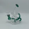 bong ash catcher Smoking accessories this hookah is small backwater Lake Green Glass Hookah we are manufacturers direct sales