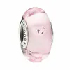 Andy Jewel 925 Sterling Silver Beads Handmade Lampwork Pink Heart Murano Charm Charms Fits European Pandora Style Jewelry Bracelets & Necklace 791632PCZ