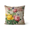 Travesseiro Provence Kissen Lavender Decorative Pillows Sofá Cushion Flores personalizadas Presentes de nascimento de bebê Jogue Casepillow