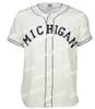 2022 Custom costume Michigan Wolverines College Baseball Jersey 37 Chase Allen Connor O'Halloran Angelo Smith Christian Blakely Jacob Denner