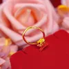 Exquisitive Crown Women Girls Ring verharde Cubic Zirconia 18k Geel Goud gevuld Elegant vriendin Mooi geschenk kan aanpassen