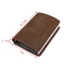 Wallets Customized Name Men Leather Wallet Multifunction Rfid Anti-theft Holder With Magent For Man Money Purse