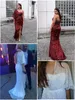 MASSORD SEALLECH PARTIDE NEDEDEDMAID Elbise Bir Omuz Kat Uzunluğu Maxi Yüksek Yatık Backless Women Beyaz Düğün Balo Elbise 220510