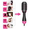 Fers à friser 1000W One Step Sèche-cheveux Volumizer Électrique Blow Air Brush Lisseur Bigoudi Peigne Et Styler 220921