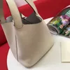 yuchengbags 2022Classic -vente de sacs de panier de légumes Picotin Lock Femme en cuir véritable marque de mode sac à main de haute qualité L214U