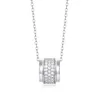 Подвесные ожерелья модный 925 серебряный серебро серебряный серебро 0,69 -c