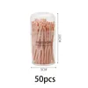 50 stks / partij Disposable Stickware Fruit Vork Mini Kinderen Snack Cake Dessert Eten Fruit Pick Toothpick Bento Lunches Party Decor