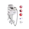 Multifunction 5 in 1 vacuum cavitation system roller massage cellulite slimming rf skin tightening wrinkle removal fat burning face lifting machine for sale