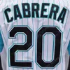 Miguel Cabrera Jersey Women Florida White Green Pinstripe 3000 Hit patch Nickname Black Miggy Venezuela Blue White Grey Navy Orange Fans Player S-3XL Adult