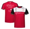 T-shirts pour hommes F1 Driver T-shirt Hommes et femmes Team Racing Costume à manches courtes Polo Shirt Salopette de voiture Plus Taille peut être personnalisé Khyc