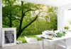 Personalizza carta da parati per foto murali 3D per pareti soggiorno paesaggi freschi boschi di sfondo sfondo sfondi non tessuti murali