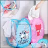 Sacs de rangement organisation à domicile Housekee Garden Carton Panier de tri Polding Vêtements Laundry Children Kids Toys Toys Sundries Organisateur Storag