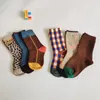 6 пары/лот 1-9 лет детские носки для девочек хлопок милый рожденный младший мальчик носки для малыша детская одежда аксессуары 220611