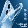 Ultra Thin Clear Case för iPhone 11 12 13 Pro XS Max XR X Soft TPU Silikon för iPhone 8 7 6 Plus 13 mini Back Cover Telefonfodral