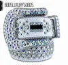 Belt 2022 Designer Bb Simon Belts for Men Women Shiny diamond belt white cintura uomo boosluxurygoods 000