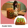 Pull Up Carrots Plush Pet Dog Cat Chew Toy Stuffed Vegetable Pop Educational Toy For ldren Gift Supplies J220729