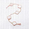 11 Colors Fashion Classic 4/Four Leaf Clover Charm Bracelets Bangle Chain 18K Gold Agate Shell Mother-of-Pearl for Women&Girl Wedding Mother's Day Jewelry Women gifts-AI