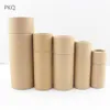 10 20 30 50 100ml Oil Bottles packaging box Kraft paper packaging cardboard tube for dropper bottle Round Lipstick Perfume box291i4980178