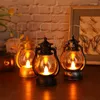 Tafellampen retro klassieke kerosene lamp draagbare led lantaarnlichten antiek ornamenttable