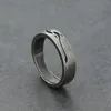 Ik hou van elke andere retro paren ringen - 2pcs zijn hare bijpassende ring sets voor hem en haar - belofte engagement trouwring Black Comfort fi